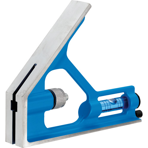 &eacute;querre combin&eacute;e True Blue, 12" lo, 1/16" Graduations, Acier, Ordinaire Stor-it Systems