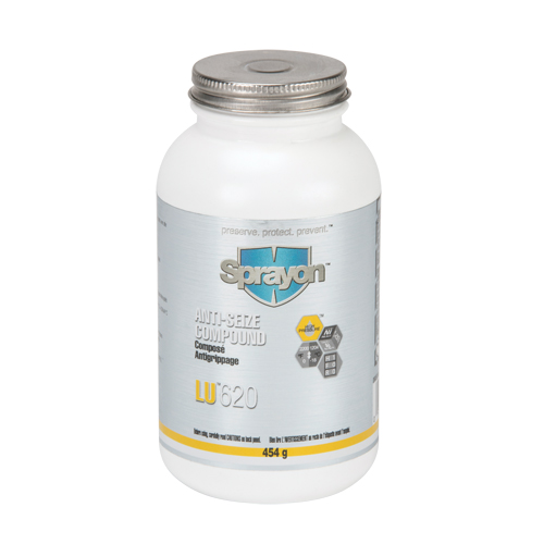 LU620 Anti-Seize Compound, 454 g, Brush Top Bottle, 2200°F (1204°C) Max. Temp Stor-it Systems