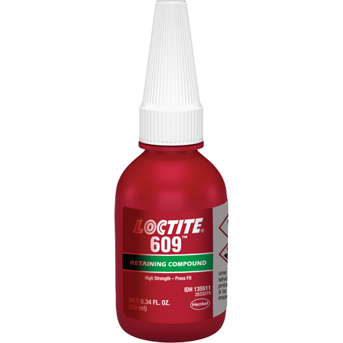 Compos&eacute; de retenue 609 &agrave; usage g&eacute;n&eacute;ral, 10 ml, Bouteille, Vert Stor-it Systems