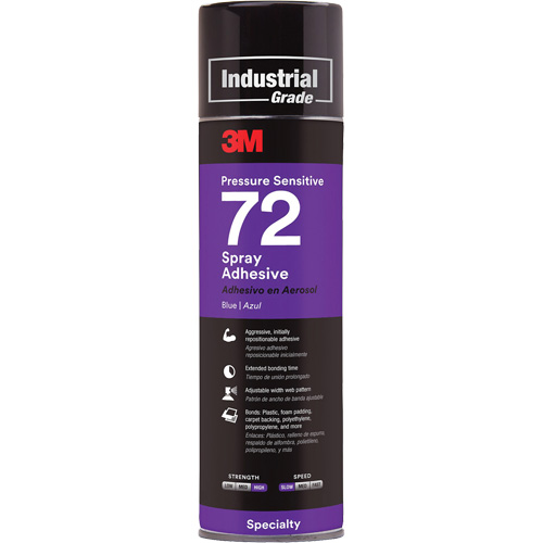 Adh&eacute;sifs autocollants 72, Bleu, Canette a&eacute;rosol Stor-it Systems