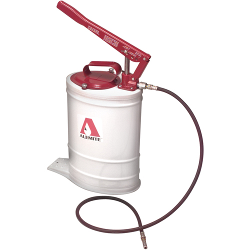 Manual Lubrication Pumps - Multi-Pressure Bucket Pumps, 1/3 oz./Stroke, Cast Iron Stor-it Systems