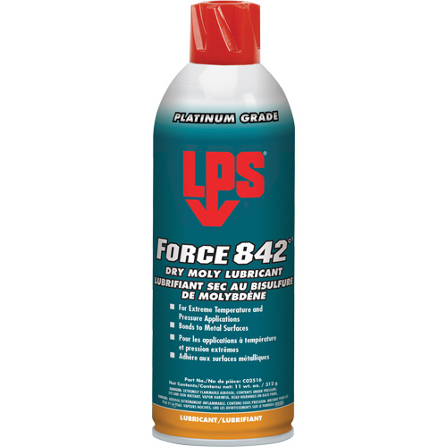 Force 842°&reg; Dry Moly Lubricant, Aerosol Can Stor-it Systems