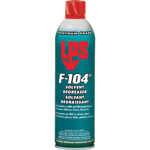 Solvant & d&eacute;graissant &agrave; &eacute;vaporation rapide F-104°, Canette a&eacute;rosol Stor-it Systems