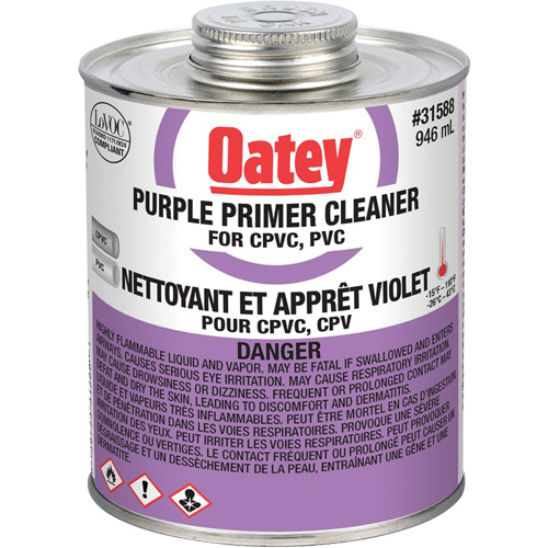 Appr&ecirc;t/nettoyant violet, 946 ml, Canette &agrave; dessus brosse Stor-it Systems