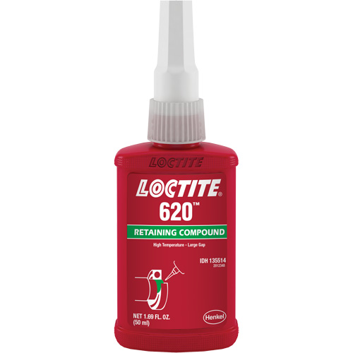 Compos&eacute; de retenue 620 haute temp&eacute;rature, 50 ml, Bouteille, Vert Stor-it Systems