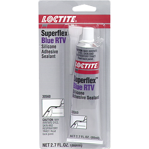 Scellant adh&eacute;sif &agrave; la silicone Superflex RTV, Tube, Bleu Stor-it Systems