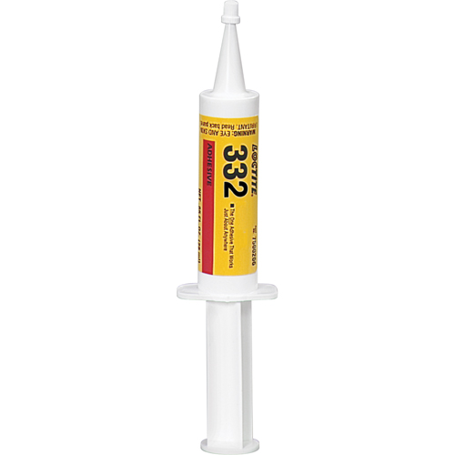Adh&eacute;sif structurel 332 pour environnements s&eacute;v&egrave;res, 623 g, Seringue, Ambr&eacute;e Stor-it Systems