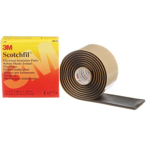 Mastic isolant Scotchfil, Rouleau, Noir Stor-it Systems