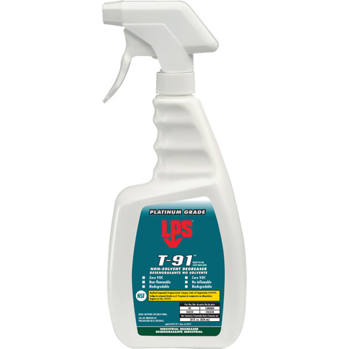 T-91 Non-Solvent Degreaser, Trigger Bottle Stor-it Systems