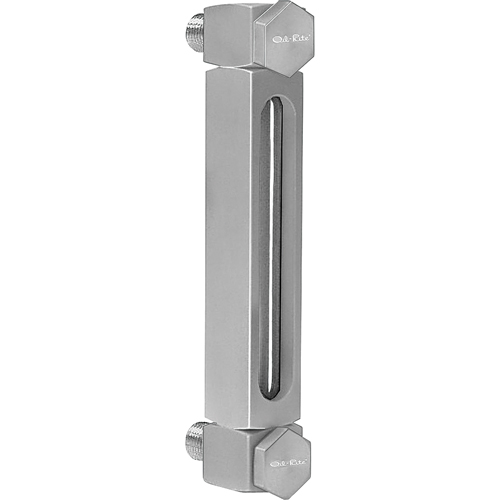 Indicateur de niveau &agrave; liquide en Aluminium, Filet&eacute;, 5" lo, 205°F (96,11° C) Stor-it Systems