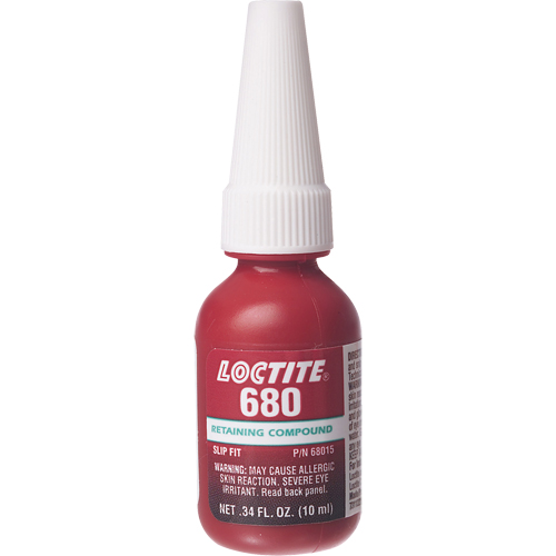 680 High Strength/Low-Viscosity Retaining Compounds, 10 ml, Bottle, Green Stor-it Systems