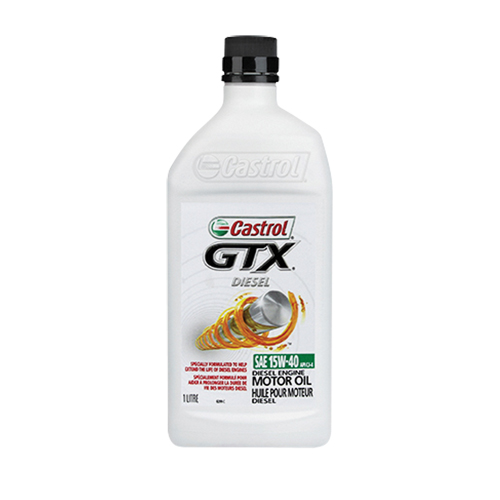Huile pour moteur diesel 15W40 GTX, 1 L, Bouteille Stor-it Systems