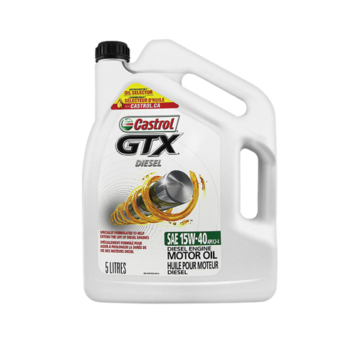 GTX&reg; DIESEL 15W40 Motor Oil, 5 L, Jug Stor-it Systems