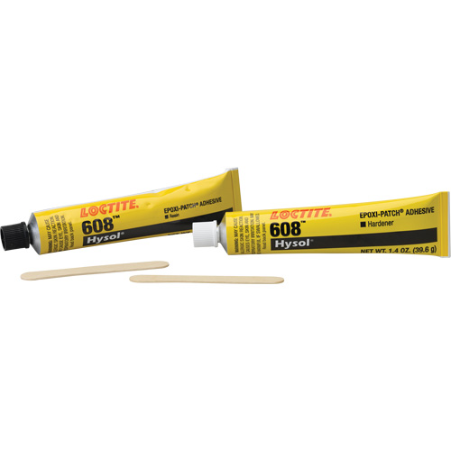 Hysol High-Strength Adhesive, 2.8 oz., Bottle, Two-Part, Clear Stor-it Systems