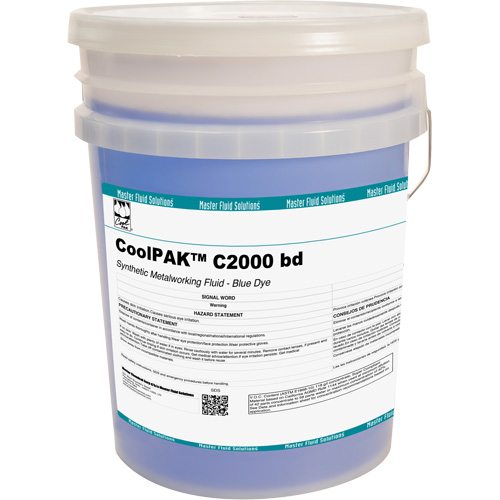 Liquide pour le travail des m&eacute;taux synth&eacute;tique CoolPAK, Seau Stor-it Systems
