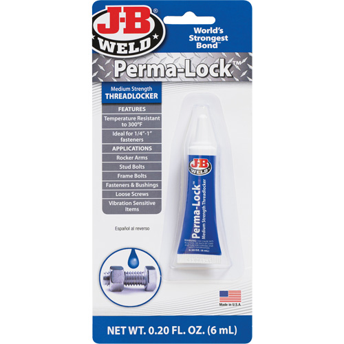 Compos&eacute; de blocage Perma-Lock, Bleu, Moyen, 6 ml, Tube Stor-it Systems