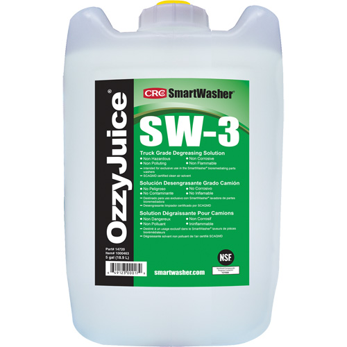 SmartWasher&reg; OzzyJuice&reg; Truck Grade Degreasing Solution, Jug Stor-it Systems