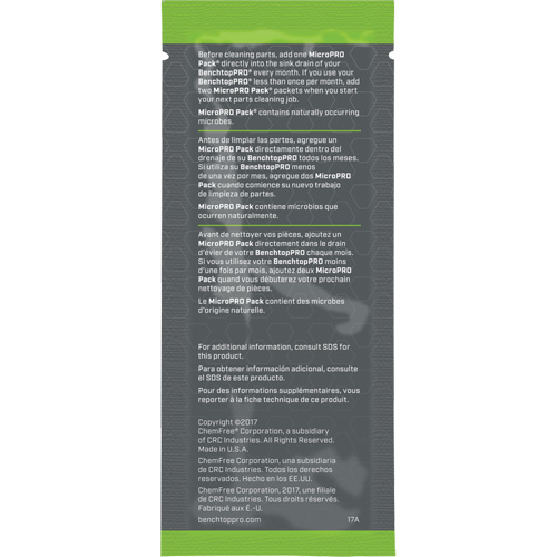 MicroPro Pack&reg; Microbial Cleaning Agent, 0.5 oz., Packet Stor-it Systems