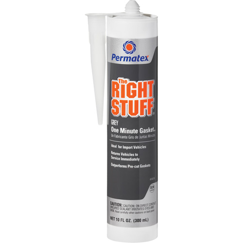 The Right Stuff&reg; Instant Gasket Maker, Cartridge, Grey Stor-it Systems