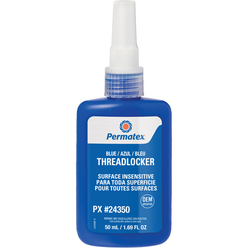 Surface Insensitive Threadlocker, Blue, High, 50 ml, Bottle Stor-it Systems