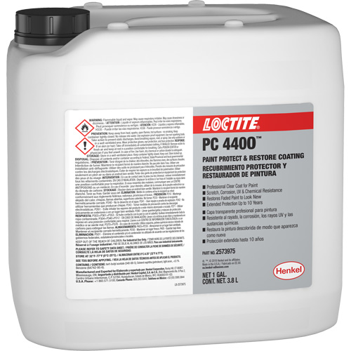 PC 4400 Paint Protect & Restore Coating, 3.8 L, Jug, Clear Stor-it Systems