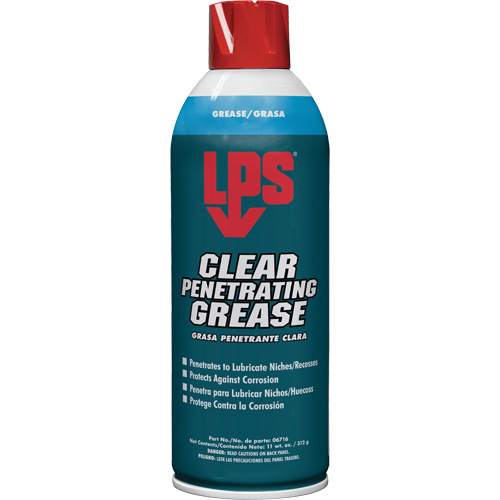Clear Penetrating Grease, 11 oz., Aerosol Can Stor-it Systems