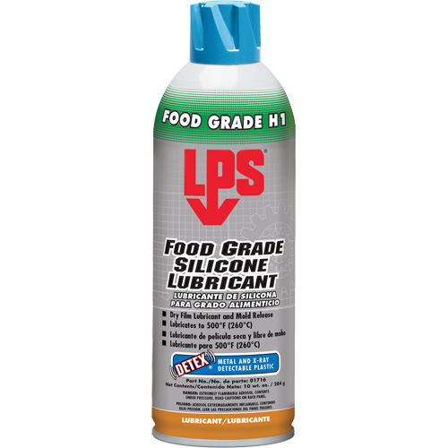 Detex&reg; Food Grade Silicone Lubricant, Aerosol Can Stor-it Systems