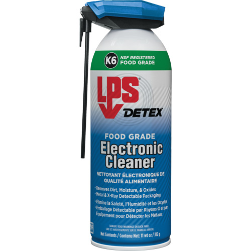 Detex&reg; Food Grade Electronic Cleaner, Aerosol Can Stor-it Systems