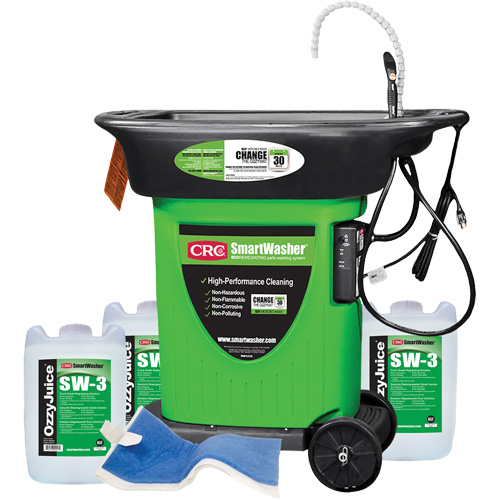 Trousse de bassin de nettoyage de pi&egrave;ces mobile SmartWasher SW-323 Stor-it Systems