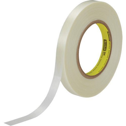 Ruban renforc&eacute; de filaments Scotch, &eacute;paisseur 6,6 mils, 9 mm (0,35") x 55 m (180')  Stor-it Systems