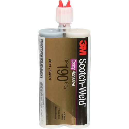 Adh&eacute;sif Scotch-Weld, 200 ml, Cartouche, Deux composants, Gris Stor-it Systems