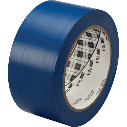 Ruban en vinyle pour travaux g&eacute;n&eacute;raux 764, 25,4 mm (1") la x 32,9 m (108') lo, 5 mils, Bleu Stor-it Systems