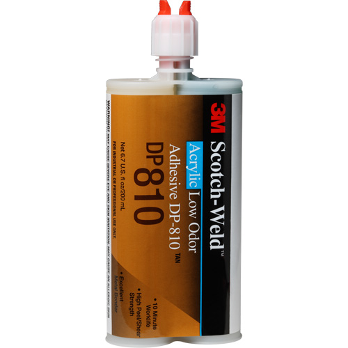Adh&eacute;sif acrylique &agrave; faible odeur Scotch-Weld, Deux composants, Cartouche, 200 ml, Blanc cass&eacute; Stor-it Systems