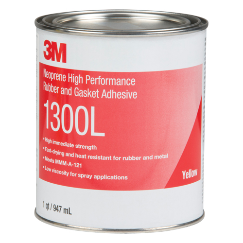 Rubber & Gasket Adhesive, Can, Yellow Stor-it Systems