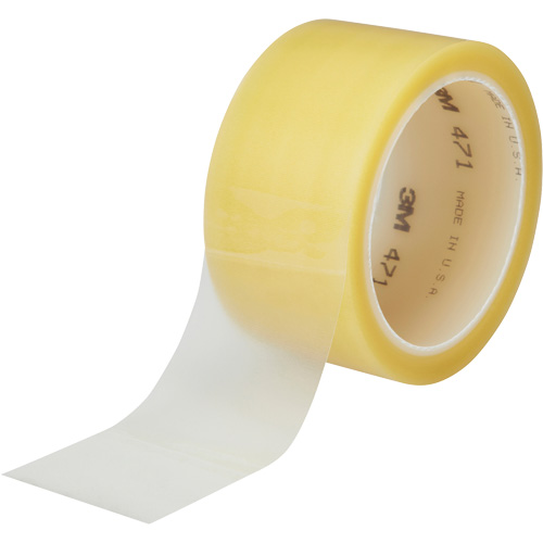 471 Vinyl Tape, 38 mm (1-1/2") W x 32.9 m (108') L, 5.3 mils, Clear Stor-it Systems