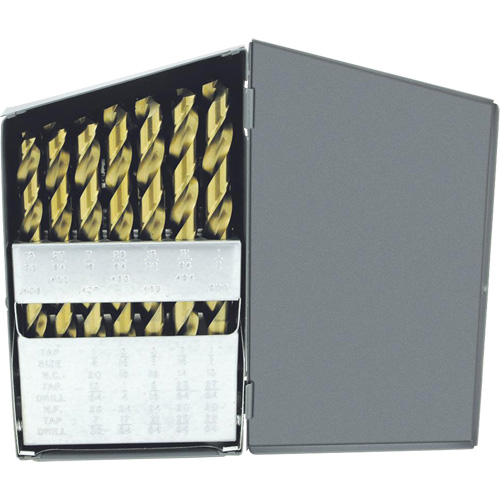 GF29CB Jet-Kut&reg; Super Premium Drill Bit Set, 29 Pieces, Cobalt Stor-it Systems