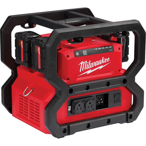 M18 Carry-On Power Supply, 1800 W/3600 W, Lithium Ion, 13-3/4" H x 12-1/4" W x 15" D, 28 lbs. Stor-it Systems