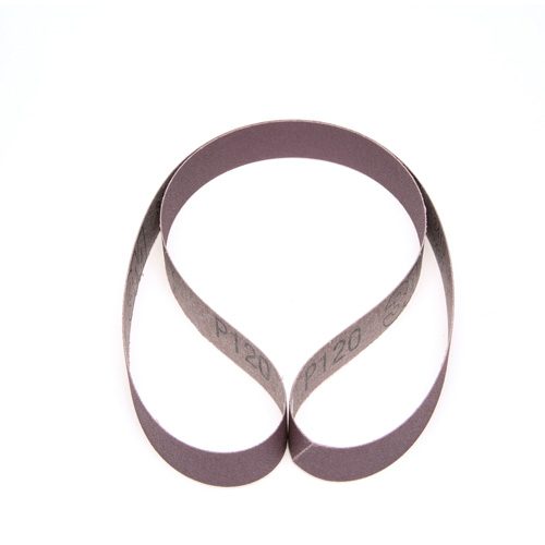 Courroie en textile 241D, 1" la x 42", Oxyde d'aluminium, Grain P120 Stor-it Systems