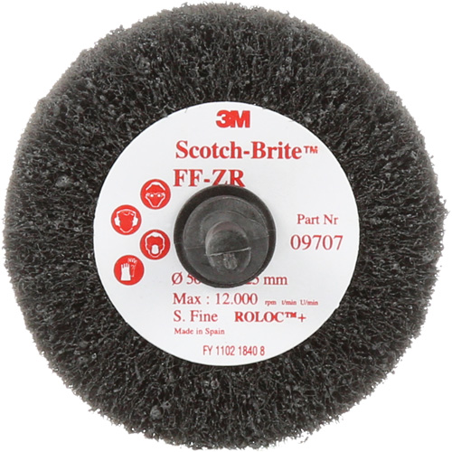 Scotch-Brite Cut & Polish Flap Brush, Aluminum Oxide, Fine Grit, 2" x 1" x 1/4" Stor-it Systems