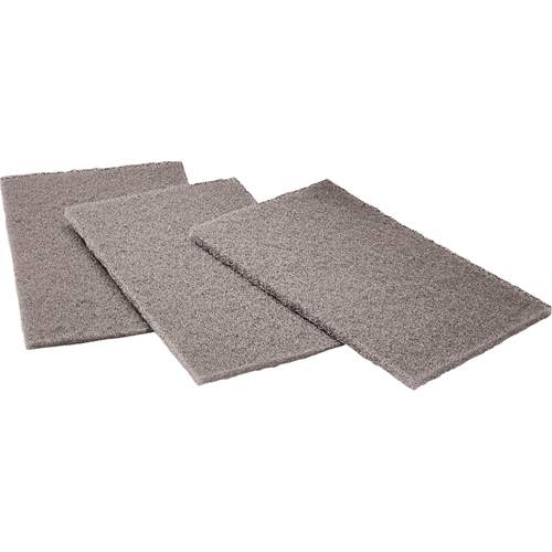 Scotch-Brite Hand Pads, Silicon Carbide, 6" x 9", Medium Grit Stor-it Systems