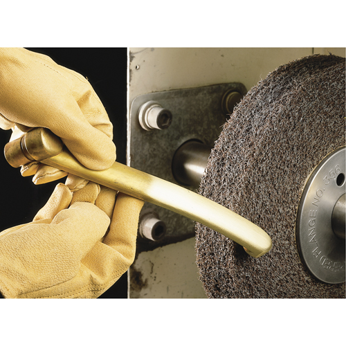 Meules de finition Scotch-Brite, 6" x 1", Arbre de 1" Stor-it Systems