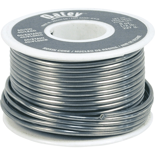 60/40 Solder, Lead-Based, 60% Tin 40% Lead, Rosin Core, 0.063" Dia. Stor-it Systems