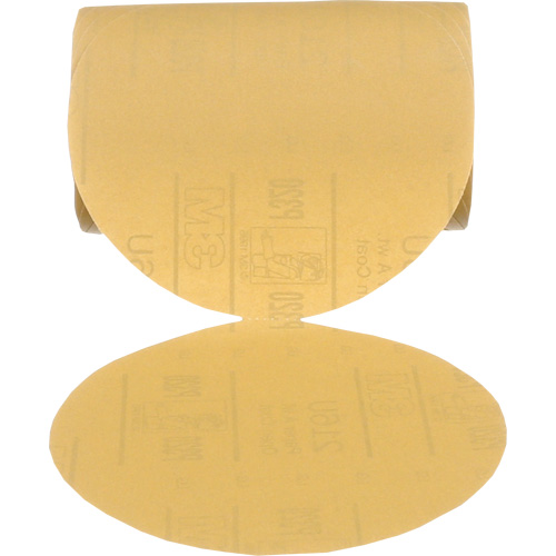 Disque dor&eacute; en rouleau Stikit, 6" dia., Grain P320, Oxyde d'aluminium Stor-it Systems