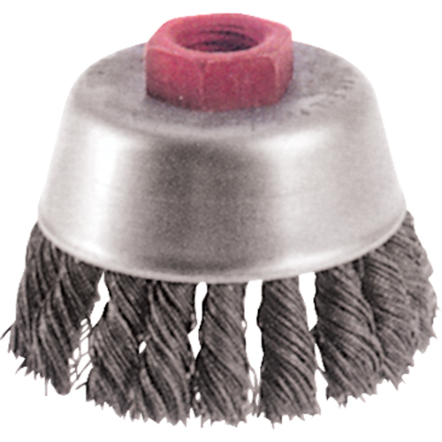 Brosses-boisseau &agrave; fils nou&eacute;s - Petites rectifieuses &agrave; grande vitesse, 2-3/4" dia. x M10x1,25 arbre Stor-it Systems