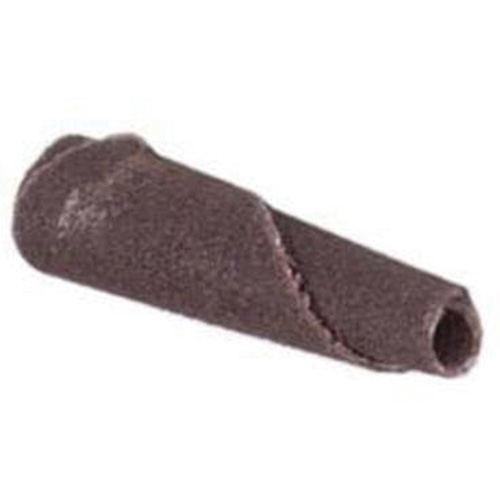 Cartouche de bande abrasive conique ALO, 240 Grain, 3/16" dia., Oxyde d'aluminium, 1" lo, 1/8" Dimension de l'arbre Stor-it Systems