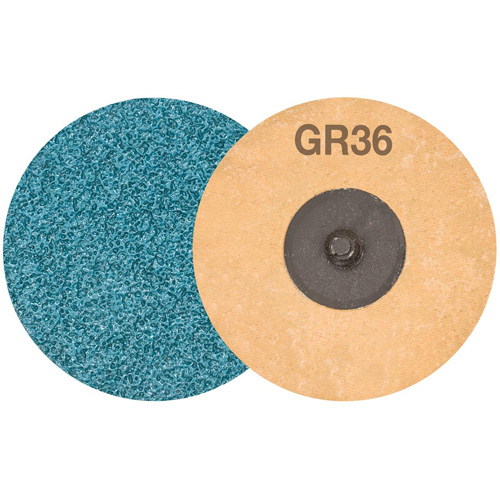 Disque de ponçage TWIST TOPCUT, 3" dia., Grain 36, Zirconium Stor-it Systems