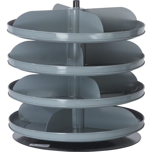 Rotabin&reg; Storage Units, 60 lbs. Capacity per Level, 6 Level, 26-1/8" H x 17" Dia. Stor-it Systems