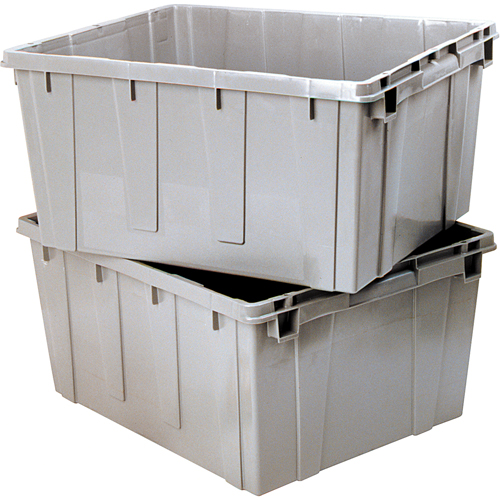 Contenant emboîtable, 21,1" la x 17,7" p x 12" h, Gris Stor-it Systems