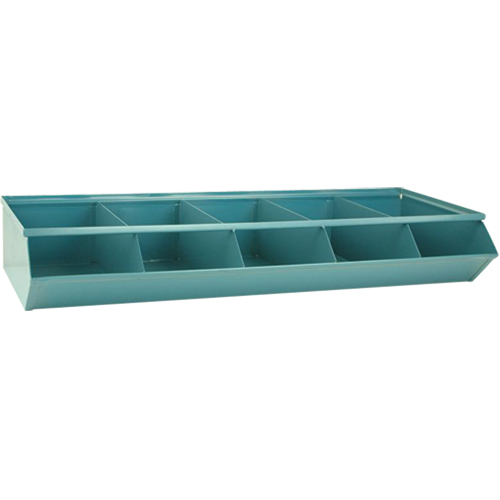 Bacs sectionnels superposables, Cap. 100 lb, 37" la x 15-1/2" p x 6" h, Bleu Stor-it Systems