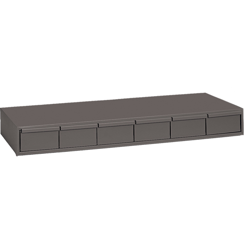 Casiers &agrave; tiroirs industriels, 6 tiroirs, 33-3/4" la x 11-5/8" p x 4" h, Gris Stor-it Systems